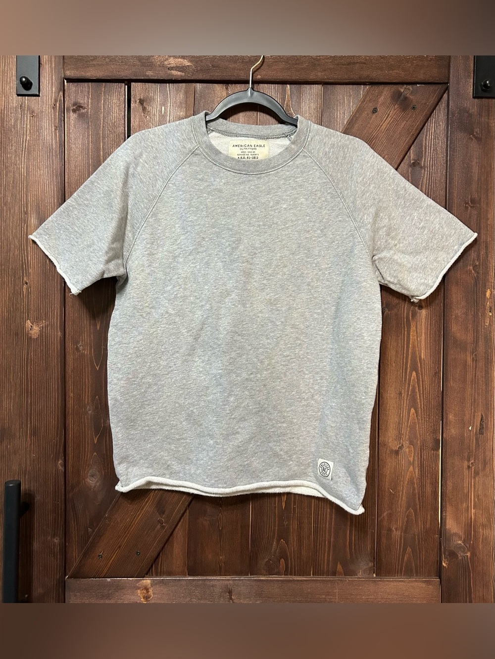 American Eagle Outfitters AE 447 Gray Short Sleeve Tee Size Small